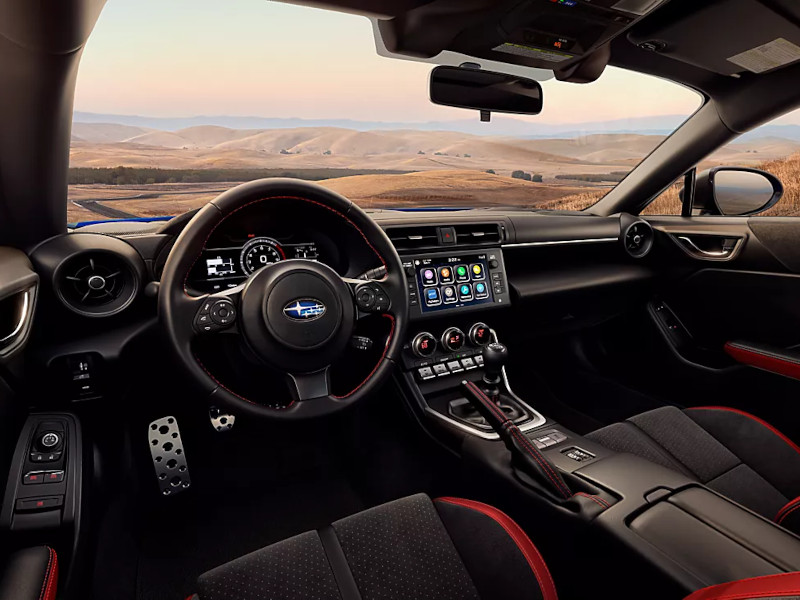 2025 Subaru BRZ interior and cockpit