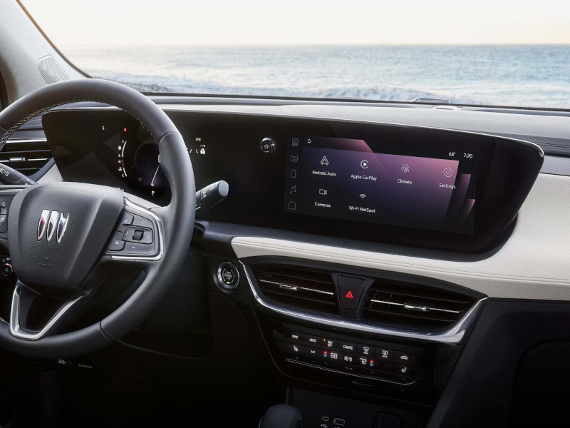 2026 Buick Encore GX touchscreen and infotainment display