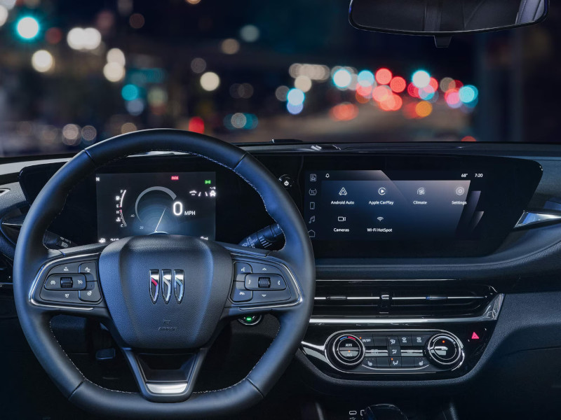 2026 Buick Envista touchscreen and infotainment display