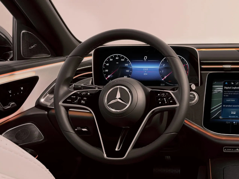2026 Mercedes-Benz E-Class Sedan steering wheel controls