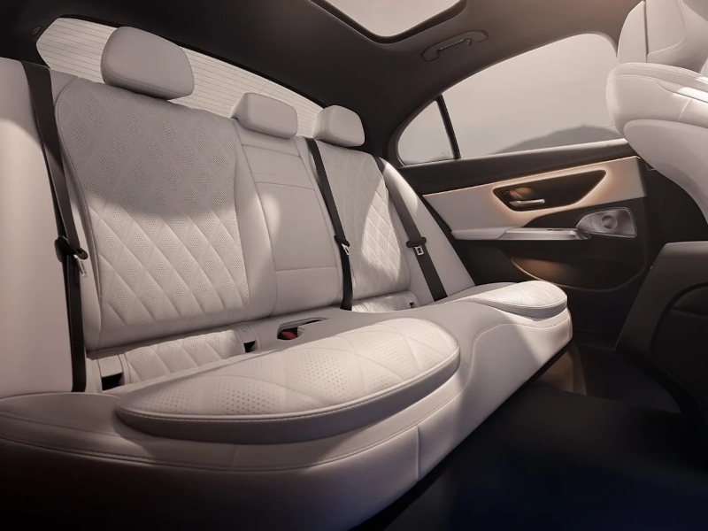 2026 Mercedes-Benz E-Class Sedan rear seating and storage