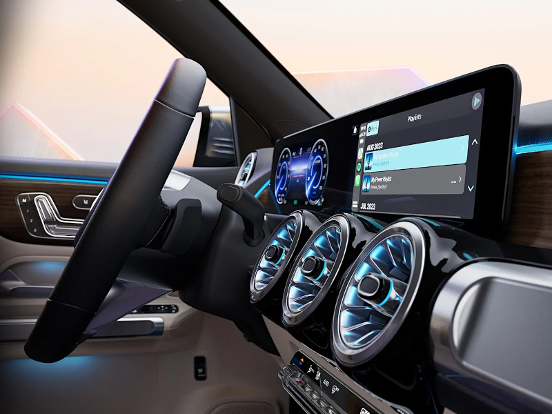 2026 Mercedes-Benz EQB SUV interior lighting