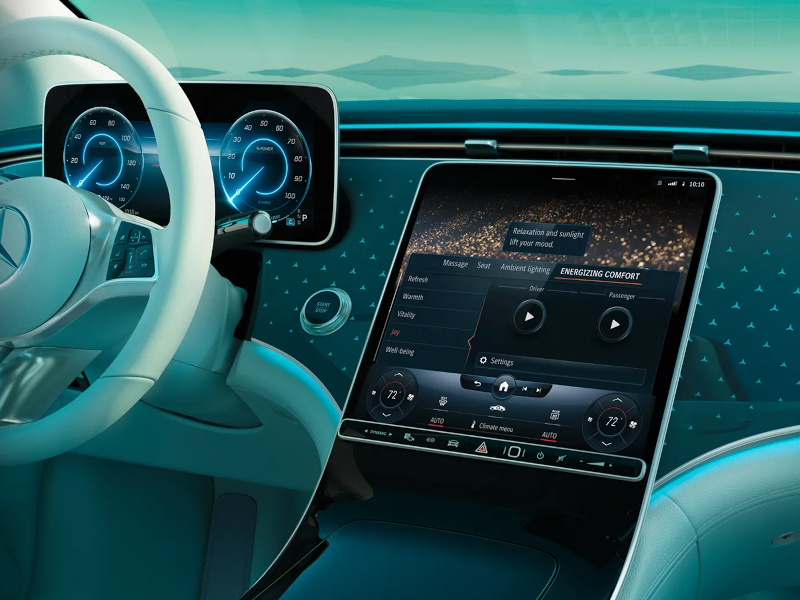 2026 Mercedes-Benz EQE Sedan cabin comfort and climate