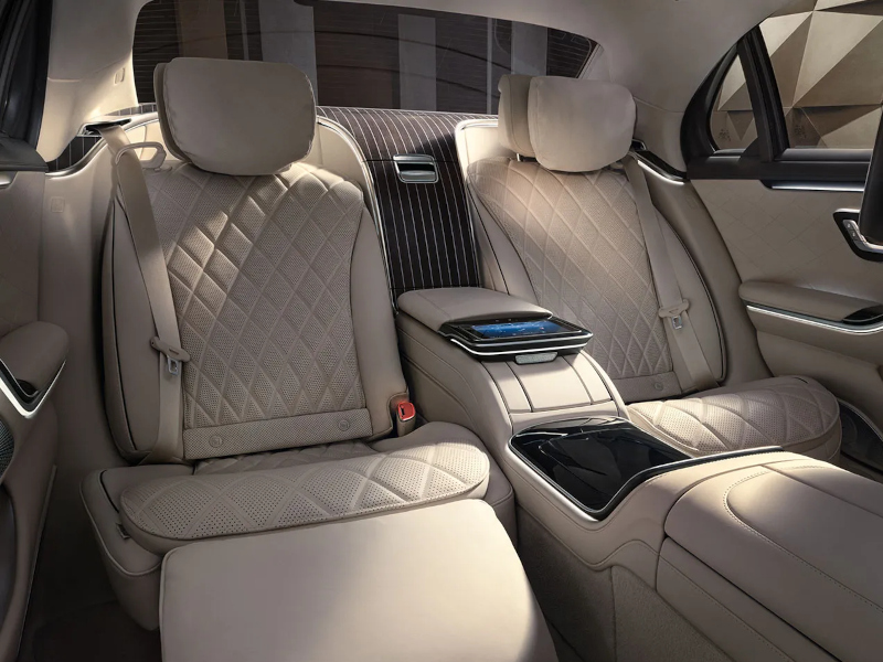 2026 Mercedes-Benz S-Class Sedan rear cabin